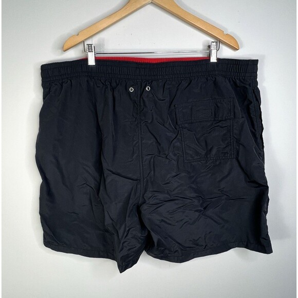 Polo Ralph Lauren Men's 2XL Tall 6" Inseam Black Mesh Lined Swim Trunks Shorts - Picture 3 of 10